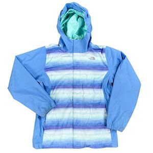 The North Face‎ Girls Size XL Dryvent Full Zip Rain Jacket Hooded Mesh Lined
